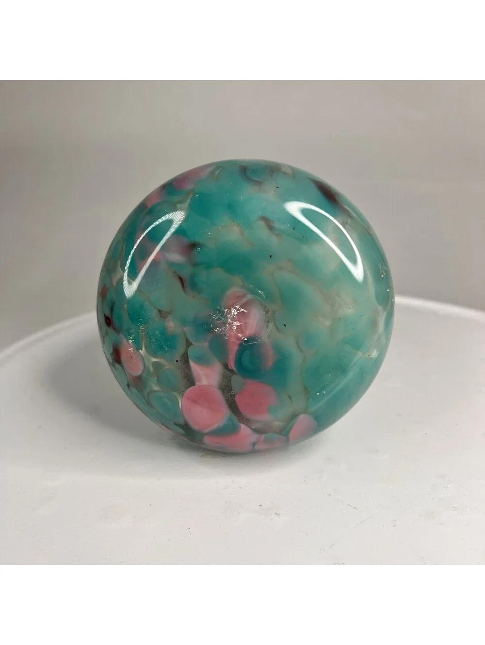 Hand-Blown Art Glass 7 inch High Vase